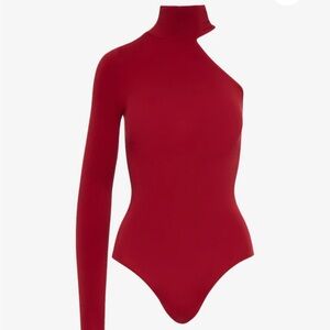 Commando Ballet One-Shoulder Turtleneck Bodysuit